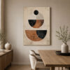 Modern Minimal Denge Dekoratif Soyut Kanvas Tablo - VOOV2433