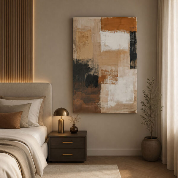 Modern Soyut Dekoratif Kanvas Tablo - VOOV2540