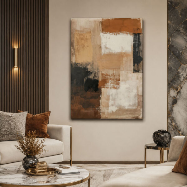 Modern Soyut Dekoratif Kanvas Tablo - VOOV2540