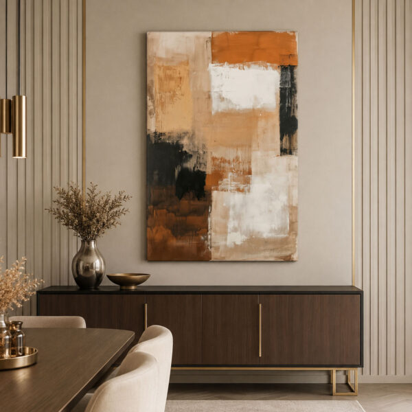 Modern Soyut Dekoratif Kanvas Tablo - VOOV2540