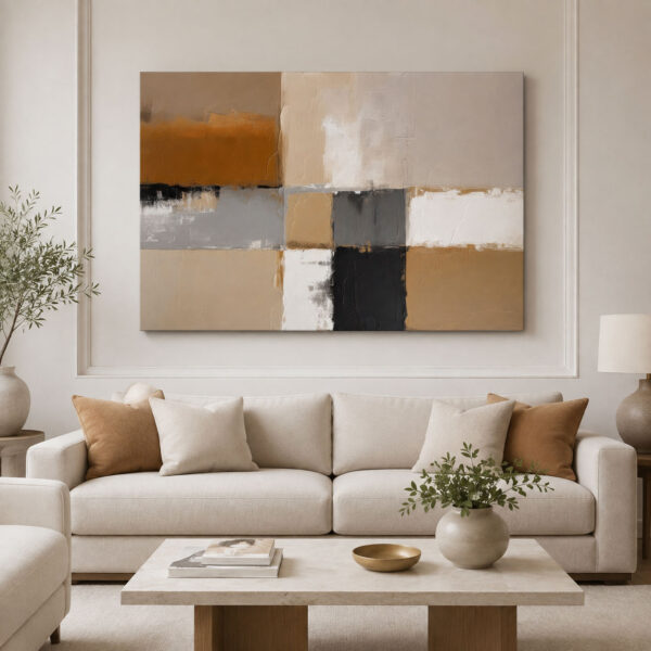 Abstract Art Dekoratif Kanvas Tablo - VOOV2549