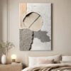 Minimal İzler Dekoratif Soyut Kanvas Tablo - VOOV2659