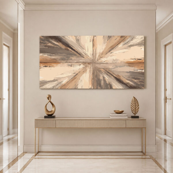Soft Soyut Dekoratif Kanvas Tablo -VOOV2729