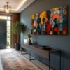 VOOV2731 (7) My Abstract Family Dekoratif Kanvas Tablo -VOOV2731