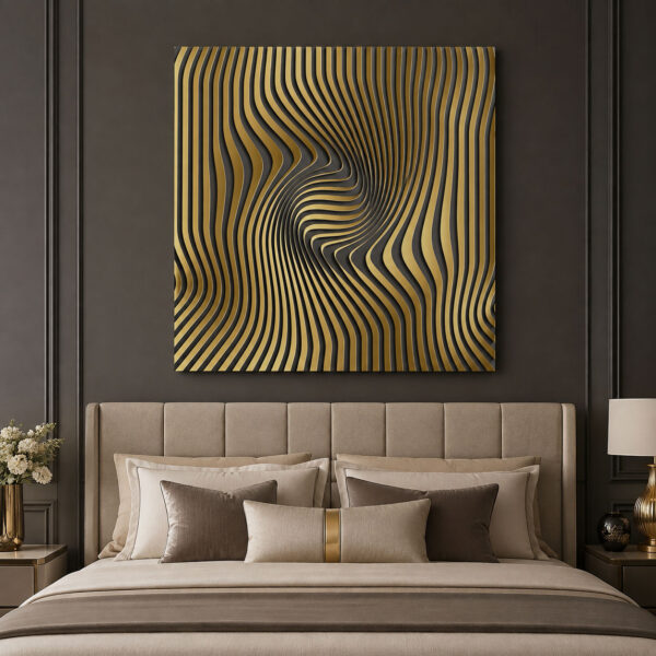 Modern Geometrik Dekoratif Soyut Kanvas Tablo - VOOV3385