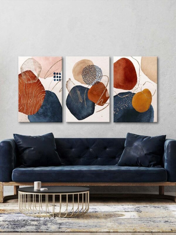 Kanvas Duvar Tablosu 3'lü Canvas Tablo Seti - VOOV4081