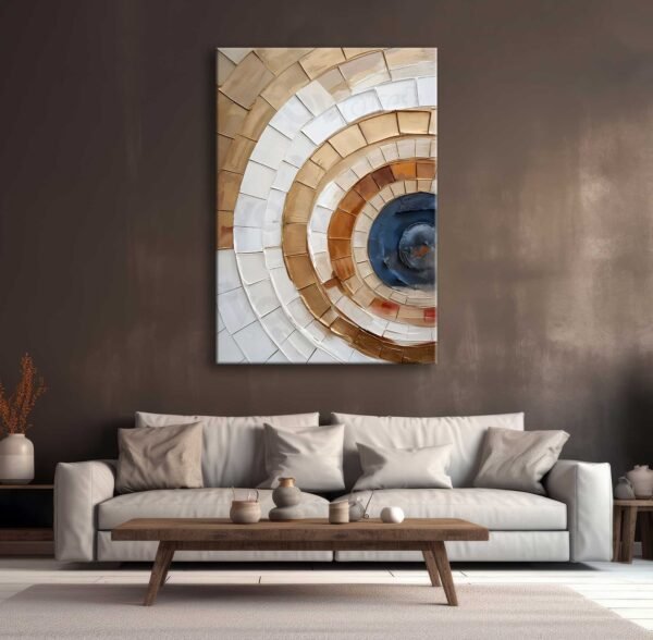 Abstract Art Dekoratif Kanvas Tablo - EC1008