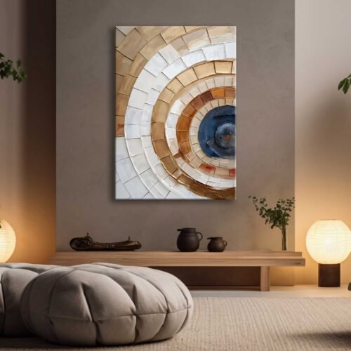 Abstract Art Dekoratif Kanvas Tablo - EC1008