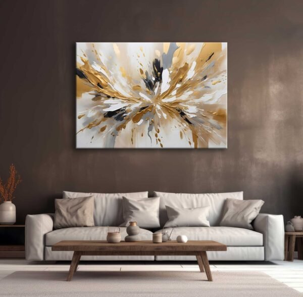 Abstract Art Dekoratif Kanvas Tablo - EC1012