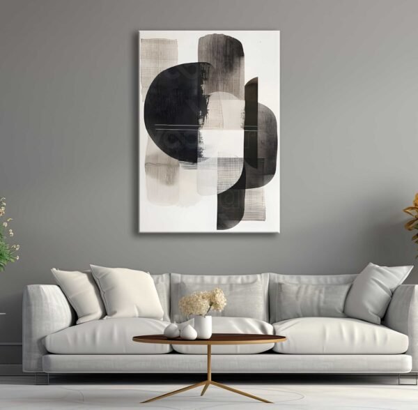 Soyut Tasarım Dekoratif Kanvas Tablo - EC1026