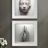 Kompakt Çerçeveli Dekoratif Tablo Seti ( 30x30cm 2 Adet ) - EW1090