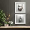 Kompakt Çerçeveli Dekoratif Tablo Seti ( 30x30cm 2 Adet ) - EW1090