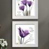 Kompakt Çerçeveli Dekoratif Tablo Seti ( 30x30cm 2 Adet ) - EW1104
