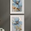 Kompakt Çerçeveli Dekoratif Tablo Seti ( 35x25cm 2 Adet ) - EW1108