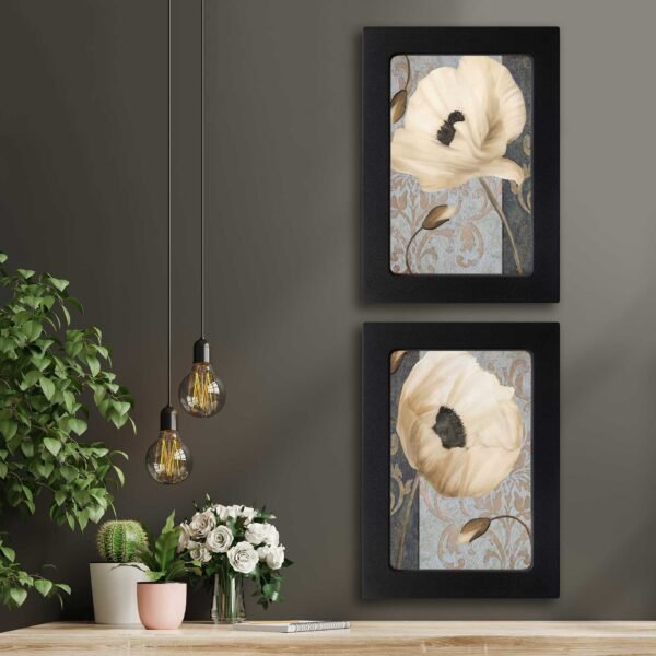 Kompakt Çerçeveli Dekoratif Tablo Seti ( 35x25cm 2 Adet ) - EW1112