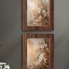 Kompakt Çerçeveli Dekoratif Tablo Seti ( 35x25cm 2 Adet ) - EW1114
