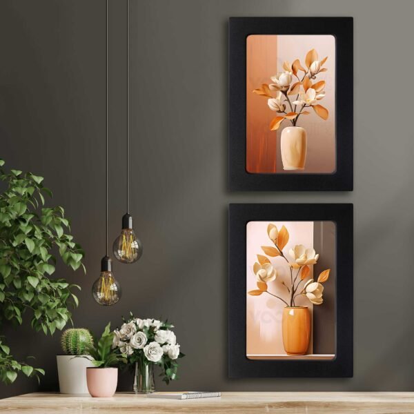 Kompakt Çerçeveli Dekoratif Tablo Seti ( 35x25cm 2 Adet ) - EW1123