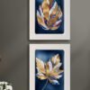 Kompakt Çerçeveli Dekoratif Tablo Seti ( 35x25cm 2 Adet ) - EW1124