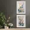 Kompakt Çerçeveli Dekoratif Tablo Seti ( 35x25cm 2 Adet ) - EW1127
