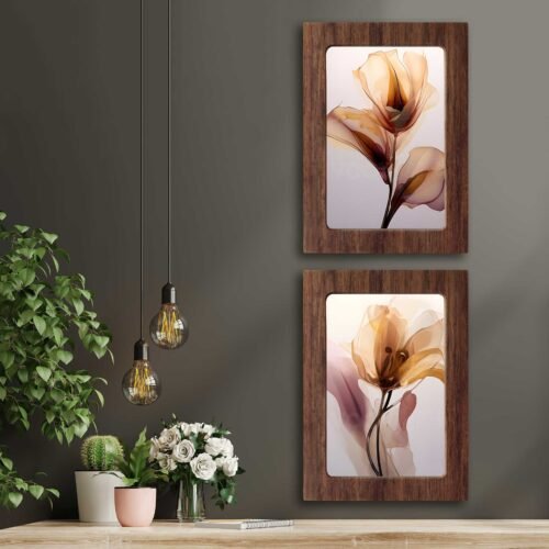 ew1129.jpg Kompakt Çerçeveli Dekoratif Tablo Seti ( 35x25cm 2 Adet ) - EW1129