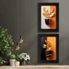 Kompakt Çerçeveli Dekoratif Tablo Seti ( 35x25cm 2 Adet ) - EW1144