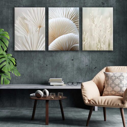 Kanvas Duvar Tablosu 3'lü Canvas Tablo Seti - VOOV4143