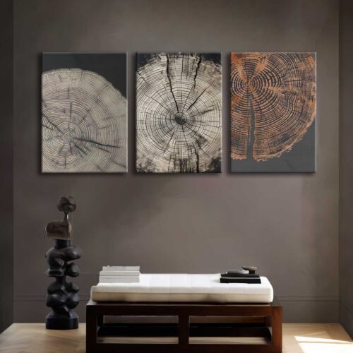Kanvas Duvar Tablosu 3'lü Canvas Tablo Seti - VOOV4215