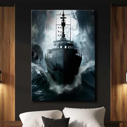 Fantastik Gemi Kanvas Tablo - GM156