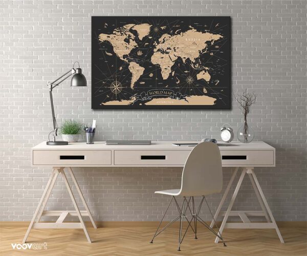 kanvas-tablo-HRT101-web.jpg Dünya Haritası Kanvas Tablo- HRT101