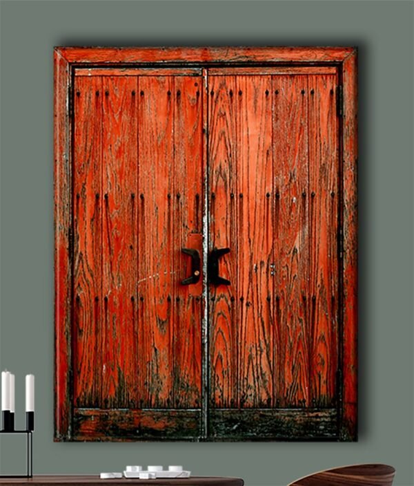 Dekoratif Panjurlu Pencere Kanvas Tablo - PNJ117