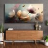Modern Soyut Pastel Çiçekler Kanvas Tablo - VOOV2436