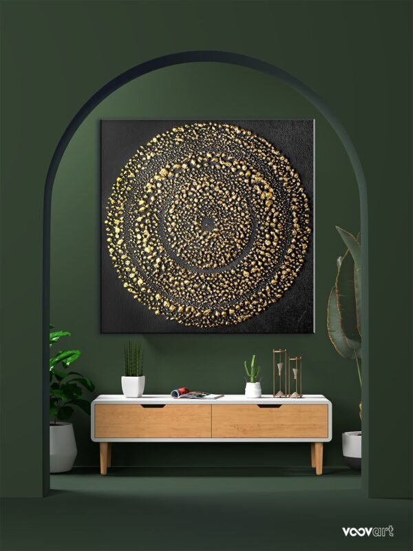 Soyut Dekoratif Kanvas Tablo - VOOV1020