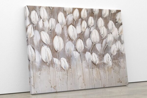 Dekoratif Nostalji Soft Yapraklar Kanvas Tablo - VOOV1154