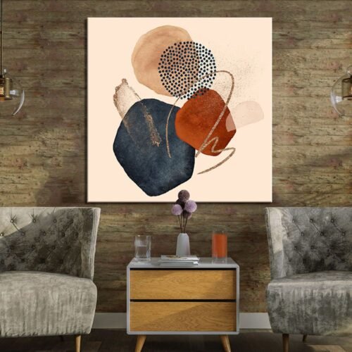 Abstract Art Dekoratif Kanvas Tablo - VOOV1353