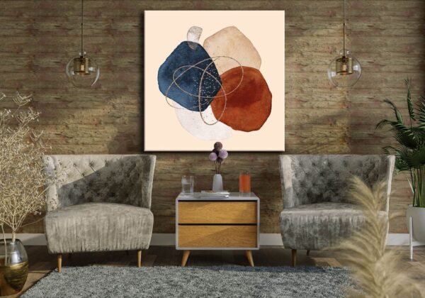 Abstract Art Dekoratif Kanvas Tablo - VOOV1446