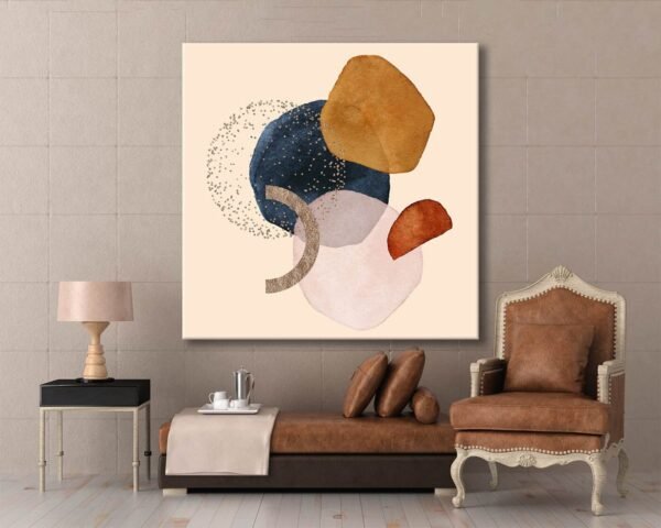 Abstract Art Dekoratif Kanvas Tablo - VOOV1447