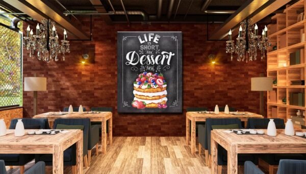 Pasta Posteri Dekoratif Kanvas Tablo - VOOV1689