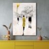 Modern Art Silüetler Dekoratif Kanvas Tablo - VOOV1968