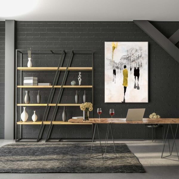 Modern Art Silüetler Dekoratif Kanvas Tablo - VOOV1968