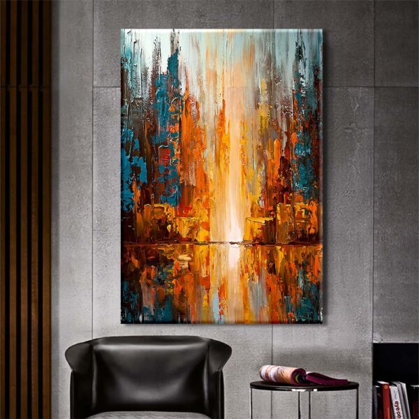 Soyut Dekoratif Kanvas Tablo - VOOV1992