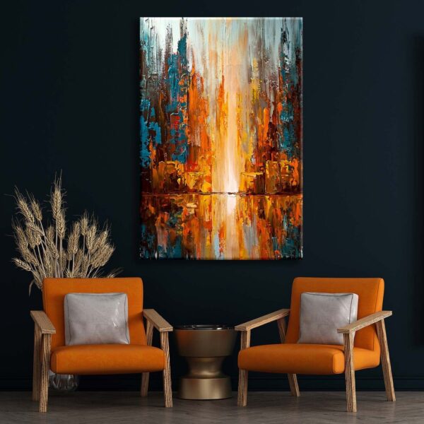 Soyut Dekoratif Kanvas Tablo - VOOV1992