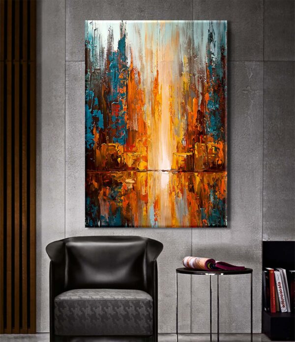 Soyut Dekoratif Kanvas Tablo - VOOV1992