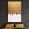 Modern Art Silüetler Dekoratif Kanvas Tablo - VOOV1993