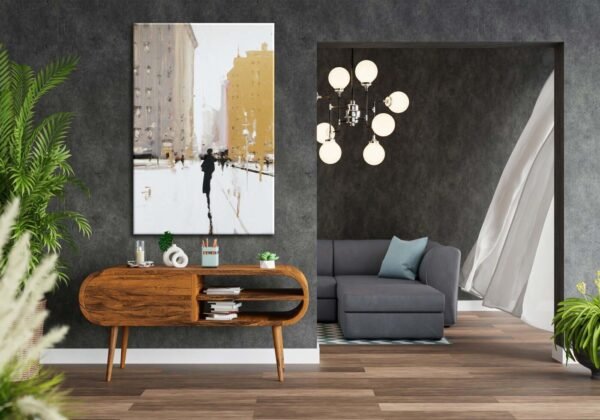 Modern Art Silüetler Dekoratif Kanvas Tablo - VOOV1994