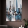 Soyut Şehir Manzarası Kanvas Tablo - VOOV1997