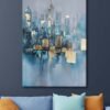 Soyut Şehir Manzarası Kanvas Tablo - VOOV1999