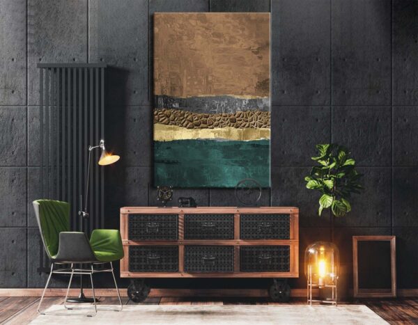 Modern Soyut Art Dekoratif Kanvas Tablo - VOOV2102