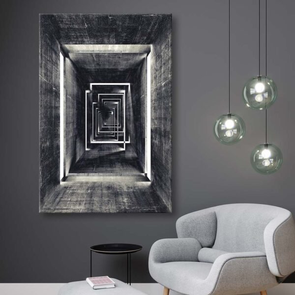 Soyut Derinlik Dekoratif Kanvas Tablo - VOOV2119