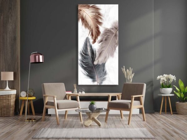 Dekoratif Tüyler Kanvas Tablo - VOOV2140