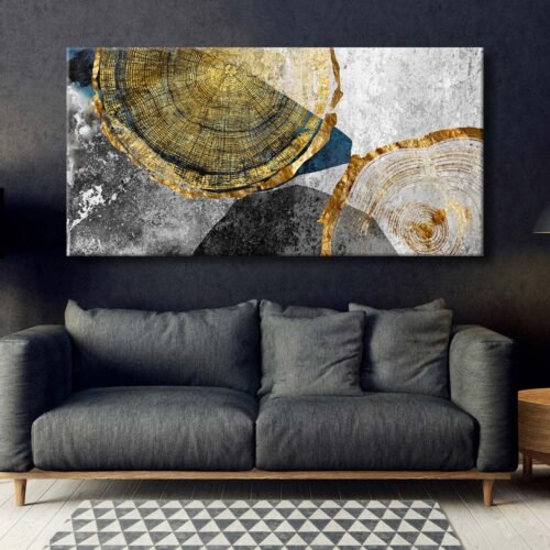 Soyut Dekoratif Kanvas Tablo - VOOV2154